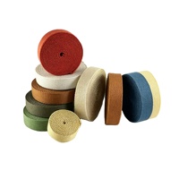 Sangle en polyester côtelée verticale épaisse texturée pour accessoires de sac banane et ceinture