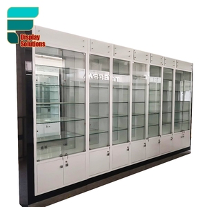 Tùy chỉnh khói cửa hàng nội thất trang trí thiết kế hiển thị tủ kệ Showcase truy cập đồ nội thất cửa hàng hiển thị vitrine - Product Image 3