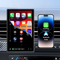 Estéreo Apple CarPlay de 9 Pulgadas con Soporte Magnético Giratorio, Cámara de Reversa, Android Auto, Pantalla CarPlay Portátil Giratoria
