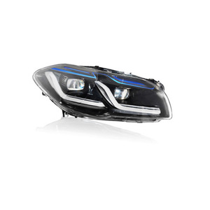 Conjunto de Faros LED Modificados para <span class=keywords><strong>BMW</strong></span> Serie 5 F10 F18 2011-2017 520 <span class=keywords><strong>525</strong></span>, Actualización de Faros Delanteros con Proyector LED DRL - Product Image 5