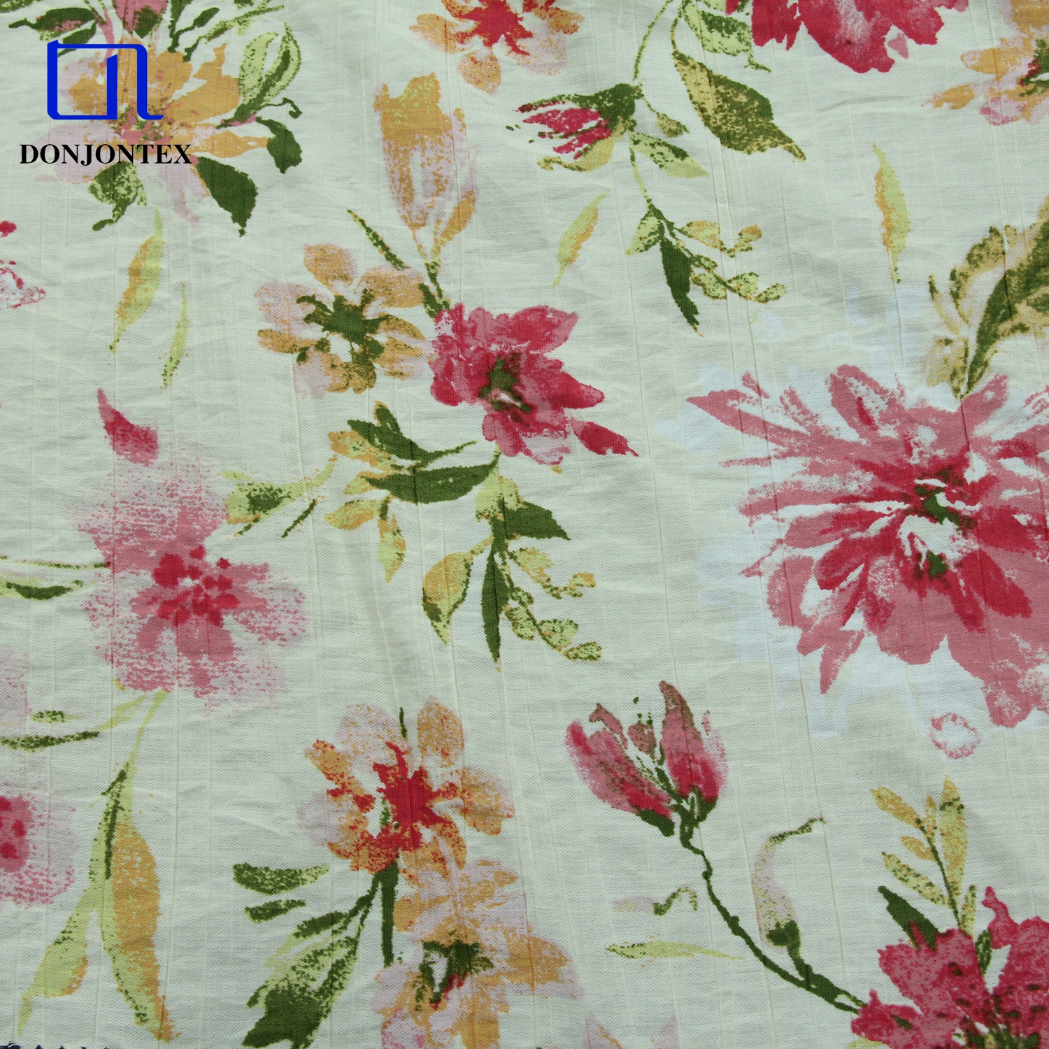 Woven Lightweight Nylon Monofilament Peach Crepe Fabric Nylon Rayon Blend For Girls' Dresses & Shirts