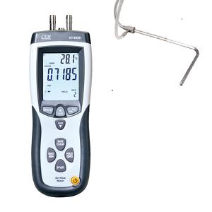 Cem 5000pa דיפרנציאלי מד זרימת לחץ דם 6 יחידות מהירות אוויר/זרימת אוויר/מנומטר datalogger - Product Image 1