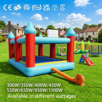 Souffleur d'air électrique gonflable 110V AC 950W/1100W à pression moyenne, lames en plastique, haute efficacité, faible bruit, pour châteaux gonflables et toboggans