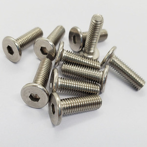 Siêu mỏng đầu phẳng Hex ổ cắm vít M2 M3 M4 M5 M6 M8 #8-32 #10-32 1/4 thép không gỉ siêu thấp đầu máy vít - Product Image 6