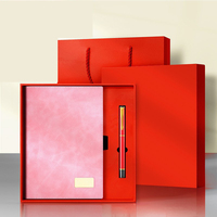 Coffret cadeau de luxe avec logo personnalisé, plusieurs couleurs, journal, carnet d'affaires laitier d'entreprise, coffret cadeau avec stylo