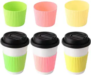 Hot Sales Customizable Protective Soft Silicone Sleeve Cup Bottom Cover For Water Bottom