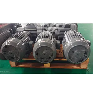 Tayvan hidrolik YAĞ POMPASI fabrika fiyat güçlü aşırı yük 3 fazlı 5.5kw 7.5 HP kaplin AC indüksiyon motoru uzun servis ömrü