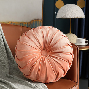 Coussin de siège décoratif d'intérieur en velours hollandais personnalisé en forme de citrouille – Grande Vente - Product Image 6