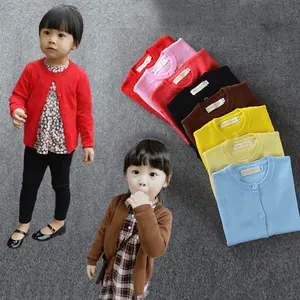 Casaco para bebê, novo roupa para bebê de malha, suéter para meninas, primavera, bebê, roupa para recém-nascidos, cardigan de algodão, casacos com ar condicionado para crianças