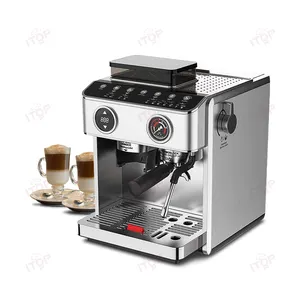 ग्राइंडर बरिस्ता कॉफी पल्पर ग्राइंडिंग मशीन के साथ उच्च गुणवत्ता वाली पेशेवर मैनुअल कॉफी मशीन