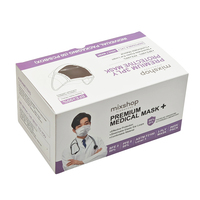 Carpeta Plegable de Cartón Hecha a Medida con Materiales Reciclados Ecológicos, con Relieve y Laminado Mate para Empaque de Mascarillas Médicas
