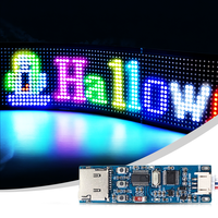 Controlador LED a Todo Color Lededit WS2811 SK6812, Tira de Luz LED Programable DIY, 5V/12V, Efecto Agua Fluida, 1024 Puntos, Un Canal