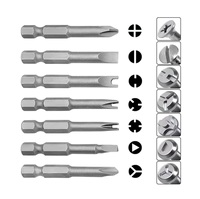 Juego de 13 Puntas Magnéticas para Destornillador, para Herramientas Manuales y Eléctricas - Incluye U, Y, Triángulo, Phillips, Torx y Más, para Electrónica