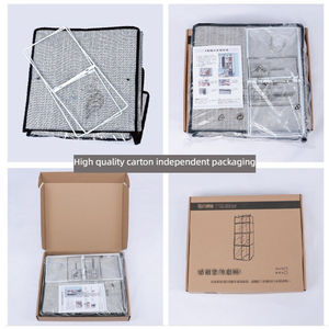 Sac de rangement suspendu en tissu multi-couches transparent, entièrement fermé, anti-poussière, avec crochets, capacité 35L pour placard - Vente en gros - Product Image 5