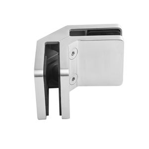 Abrazadera de esquina de 90 grados de vidrio resistente a vidrio de acero inoxidable 2205 satinado para balaustrada de vidrio - Product Image 2