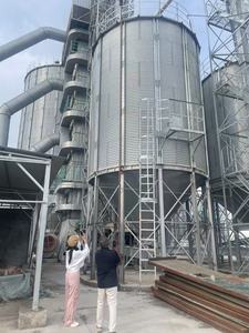 Silo de stockage ventilé pour céréales en vrac, capacité 600T, pour blé et riz - Product Image 4