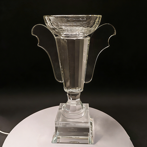 Piala Trofi Besar, Piala Kristal, Piala Kristal Transparan dengan Logo Custom, Hadiah Bisnis, Piala Olahraga, Penghargaan - Product Image 3