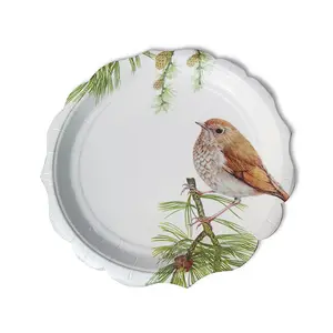 custom printed disposable dinner paper plates