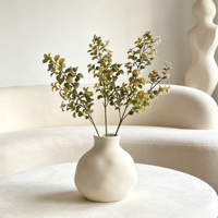 Branche artificielle de menthe d'automne à tige unique, feuillage décoratif pour l'agencement floral des salles d'exposition de meubles et des hôtels