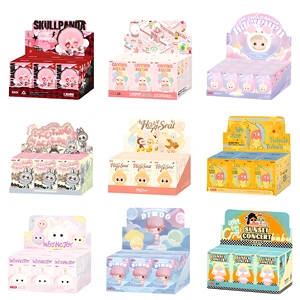 POP MART ชุดกล่องสุ่มแบบผสม DIMOO <span class=keywords><strong>MOLLY</strong></span> SKULLPANDA Hirono Zsiga KUBO ฟิกเกอร์สะสม PVC ของเล่นศิลปะสุดฮิต ของขวัญ - Product Image 1