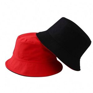 Wholesale Outdoor <b>Flat</b> Top Wide Brim Summer Cap Custom Embroidery Logo Bucket <b>Hat</b> - Product Image 6
