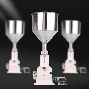 Machine de remplissage verticale manuelle pneumatique pour bouteilles de 10 à 100 ml, idéale pour le shampoing, le beurre de cacahuète, le miel, les sauces, le yaourt, les crèmes cosmétiques et les liquides. - Product Image 2