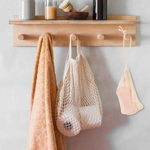 ถุงตาข่ายใส่สบู่ทำจากผ้าฝ้ายธรรมชาติเป็นมิตรกับสิ่งแวดล้อมถุงตาข่ายใส่สบู่แบบเชือกย่อยสลายได้ตามธรรมชาติ100% - Product Image 6