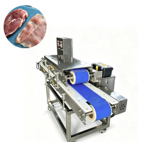 Machine à trancher électrique en acier inoxydable pour poitrine de poulet, viande de mouton, bœuf, saumon, pour usage commercial