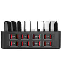 Dok pengisi daya beberapa perangkat 150W 16 port, stasiun pengisi daya USB keluarga untuk ponsel tablet elektronik lainnya