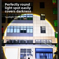 Lampe de poche de camping ultra-lumineuse en alliage d'aluminium, étanche, multifonctionnelle, à zoom, longue portée, en promotion