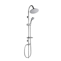 Ensemble de colonne de douche de pluie en acier inoxydable de luxe moderne pour salle de bain