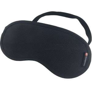 Masque de sommeil personnalisé en tissu Oxford avec logo tissé Beckon et masque de sommeil de marque pour les voyages en avion, les hôtels et les siestes au bureau - Product Image 1