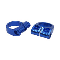 High-precision Cutting Blue Anodized Shiny Polish Turning Parts Milling Aluminum Precision Cnc Machining Parts
