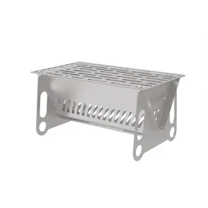 Trouver grossiste SUS201 charbon de bois gril extérieur cuisine pliant Barbecue Bbq Mini Grill