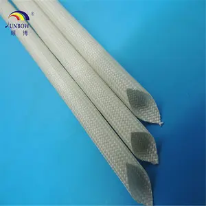 Luva de borracha de silicone para mangas de alta temperatura em fibra de vidro