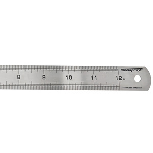 <span class=keywords><strong>Regla</strong></span> <span class=keywords><strong>de</strong></span> <span class=keywords><strong>acero</strong></span> grabado en tienda <span class=keywords><strong>de</strong></span> Máquinas-300mm mate antideslumbrante con graduaciones finas - Product Image 3