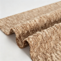 Tissu Chenille Bouclé Chenxin 100% Polyester Anti-Boulochage 300g/m Teint Uni Poids Moyen pour Canapés et Jouets Personnalisés pour Filles