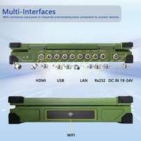 IP65 Laptop kasar tahan air 15.6 inci CPU I3/I5/I7 3.8Ghz industri Upward portabel komputer tertanam seluruh perangkat Viable