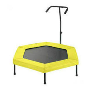 CreateFun 48 pulgadas 50 pulgadas 53 pulgadas de 55 pulgadas <span class=keywords><strong>Hexagonal</strong></span> Fitness trampolín <span class=keywords><strong>con</strong></span> <span class=keywords><strong>barra</strong></span> de la manija - Product Image 5