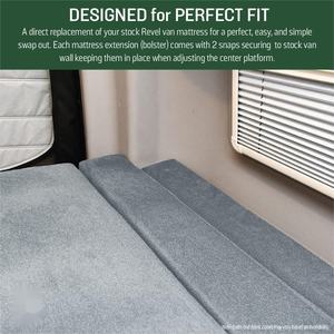 <span class=keywords><strong>Matelas</strong></span> de voiture pliable et confortable en <span class=keywords><strong>mousse</strong></span> haute densité et <span class=keywords><strong>mousse</strong></span> à mémoire de forme pour voyage et Camping avec housse amovible - Product Image 5