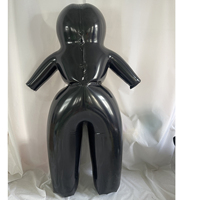 Costume gonflable en PVC publicitaire avec balle de tête Costume de lutteur de sumo en mouvement