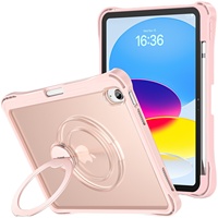 iPad A16 11 2025 ve iPad 10. Nesil 10.9 için Şeffaf Arka Kapaklı Tablet Kılıfı