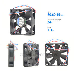 Ventilateur axial silencieux haut de gamme ebmpapst 614F 24V DC 1.1W 6015 60x60x15mm 6cm 3900RPM à roulement à manchon pour serveur et onduleur - Product Image 2