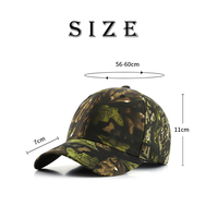 Vente en gros Casquette de baseball vintage délavée personnalisée unisexe avec motif camouflage pour la chasse en plein air