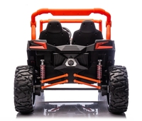 Voiture électrique puissante 24V pour enfants, buggy 2 places, batterie amovible, plastique, UTV 4853, moteurs, vitesse 8-15 km/h, lecteur MP4, 2-4 ans