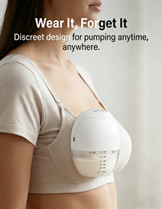 CITICITY Tire-lait électrique double sans fil portable, mains libres, silencieux, sans douleur, avec massage pour bébé, sans BPA - Product Image 6