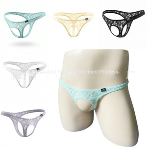 Vente directe d'usine : <span class=keywords><strong>String</strong></span> transparent sexy en nylon à entrejambe ouvert pour hommes gays, taille basse, séchage rapide, respirant - Product Image 4