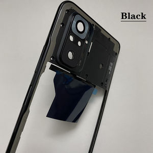 Cadre d'écran LCD de téléphone portable pour Xiaomi <span class=keywords><strong>Redmi</strong></span> <span class=keywords><strong>Note</strong></span> 10 Pro avec lentille en verre de caméra boîtier avant lunette centrale Chassi Shell Note10 - Product Image 5