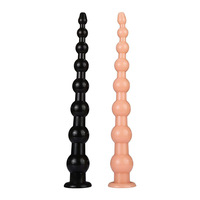 Plug anal perlé extra-long avec queue arrière - pour stimulation et dilatation anale, jouet sexuel anal unisexe pour adultes, plaisir anal ouvert