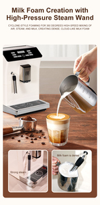 เครื่องชงกาแฟอัตโนมัติ BTB-205 รุ่นสำหรับใช้ในบ้าน ระบบทำน้ำร้อน สแตนเลส แรงดัน 19 บาร์ ท่อแข็งแรง - Product Image 4